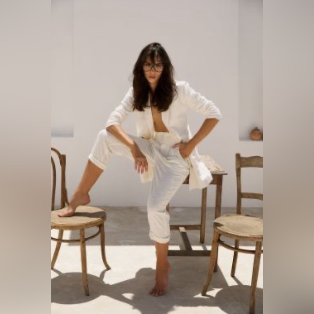 L*Space by Monica Wise Havana Pants Cream SZ XS/SM